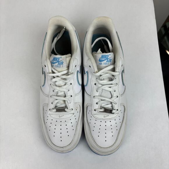 Nike Air Force 1 \'07 Low White University Blue Sole Sneakers Shoes Men\'s 9.5 main image 9